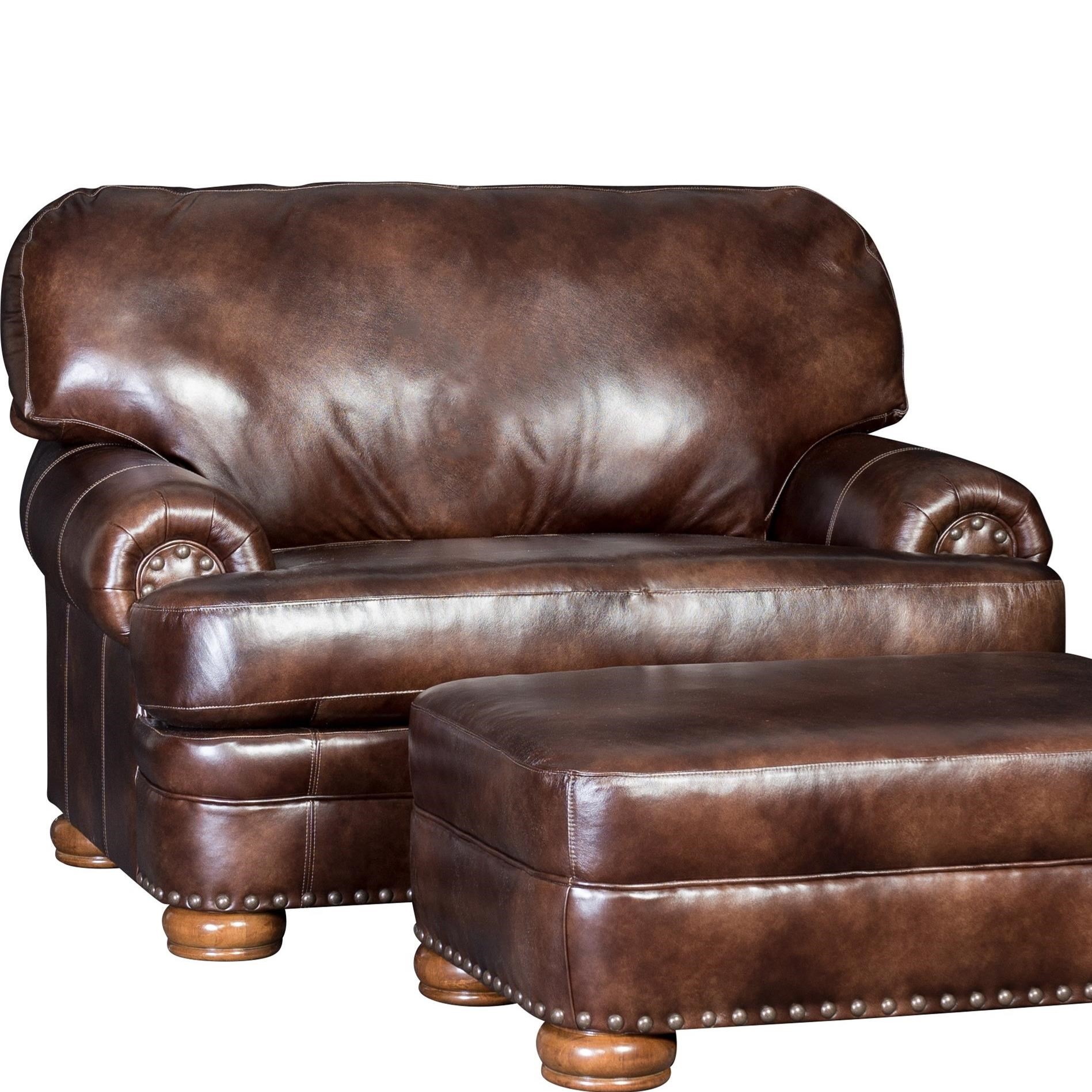 Mayo 3620 Traditional Upholstered Chair Howell Furniture Chair & a Half